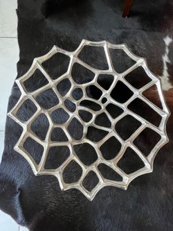 Silver Openwork Metal Bowl