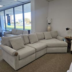 3-pc Fabric Sectional Sofa With Chaise-Wrenley 