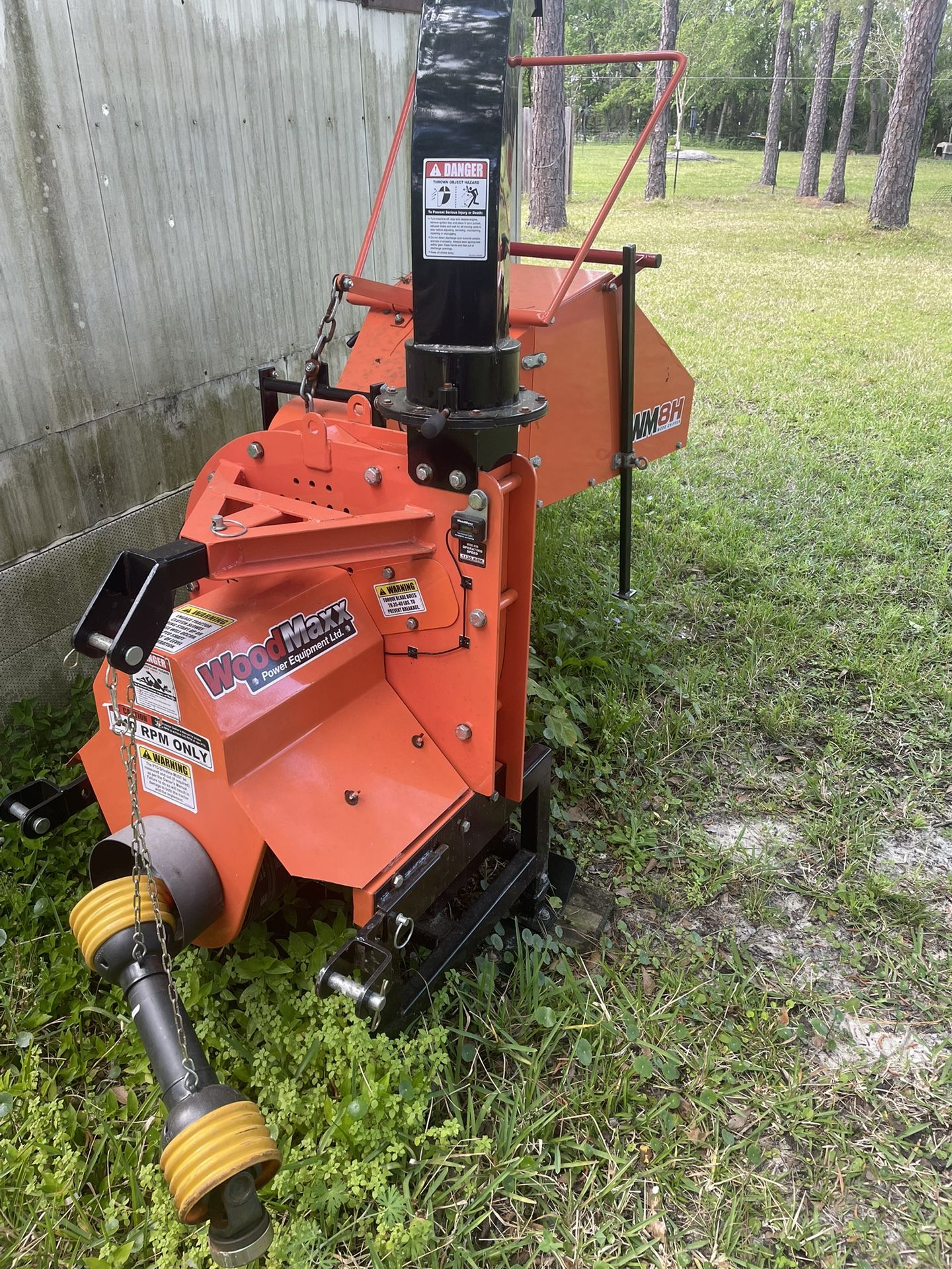 PTO driven Wood Chipper