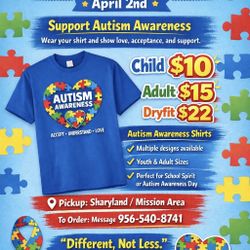 🧩 Autism Awareness Shirts – April 2nd 💙