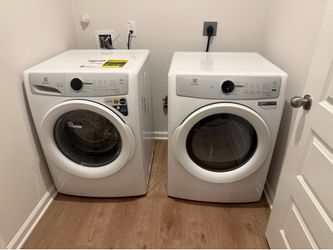 New washer and dryer