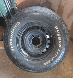 Toyota tacoma spare rim and tire