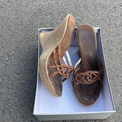 JLO Womens Wedge Heels