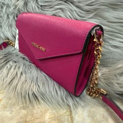 Michael Michael Kors Jet Set Charm Leather Envelope Crossbody Bag