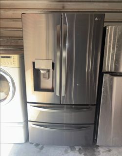LG Stainless Steel Refrigerator And Freezer