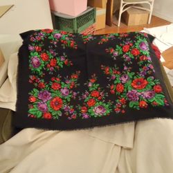 VINTAGE Russian Scarf/Shawl
