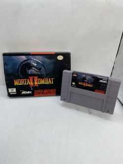 Mortal Kombat II 2 - Super Nintendo SNES - Game In box - No Manual