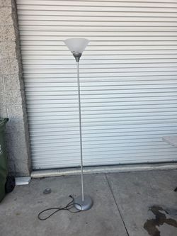 Lamp 6feet tall, $2