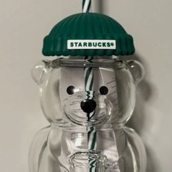 Starbucks Bearista Glass Cup 