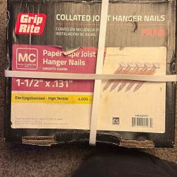 Grip Rite paper tape Collated, Joist Hanger, Nails