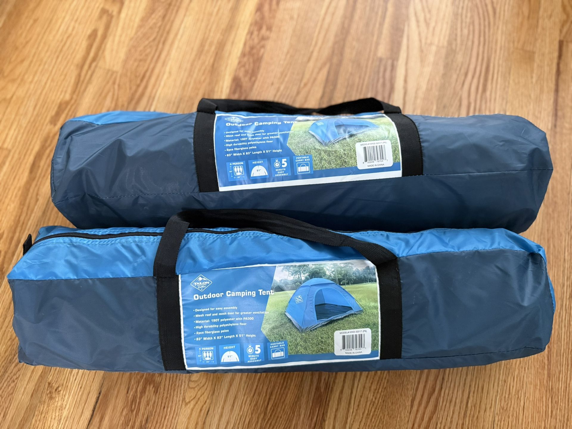 Brand New Talon 4 Person Outdoor Camping Tent Blue