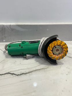 Rare VTG Hitachi G1OSA 4" Disc Angle Grinder Corded 115VAC