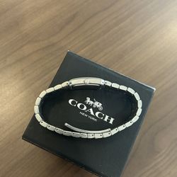 Coach Stainless Steel (Swiss Made) Watch W/ Box 