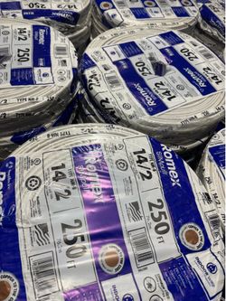 14/2 Romex, Southwire, SIMpull, NM-B, Copper Wire, Electrical Cable, 250ft, House Wiring, Residential Wire, Electrician, Indoor Wire, New Sealed Roll,