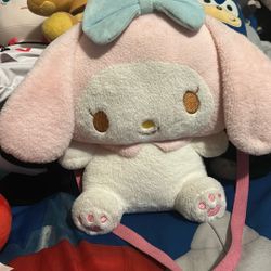 My Melody purse/backpack plush