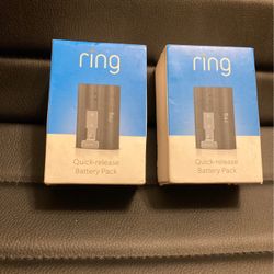 Ring quick release battery pack brand new