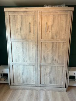 Bestar Queen Murphy bed (Mattress Included)