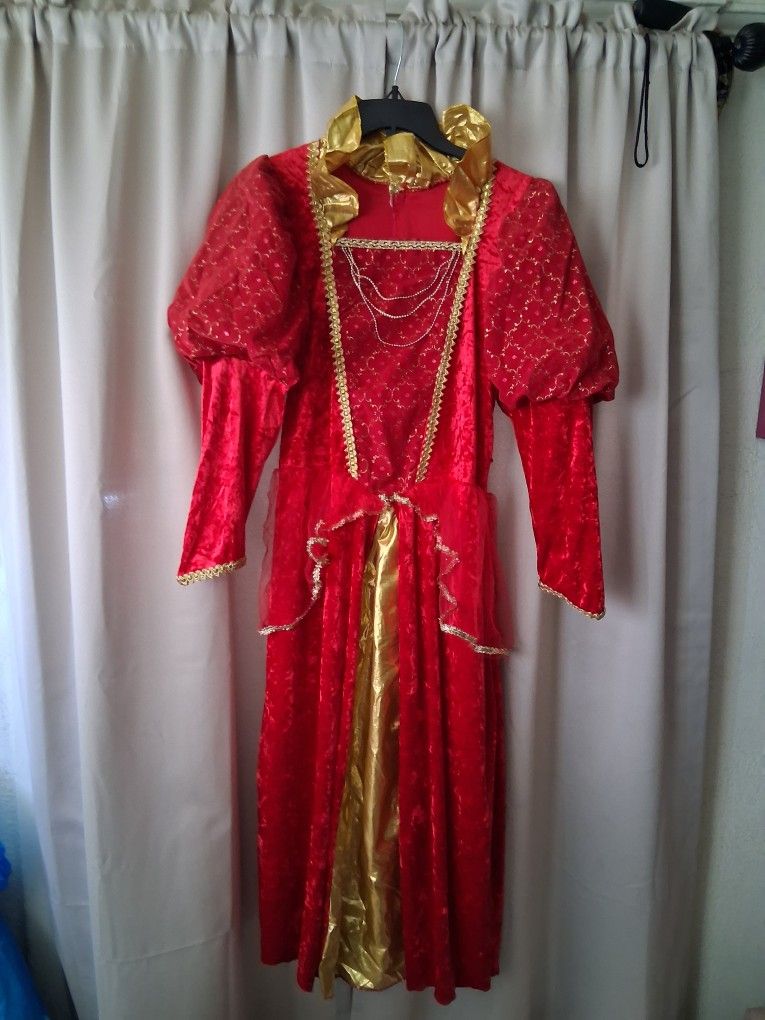 Medieval Princess Dress Costume Girl Size Large