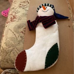 Snowman Stocking