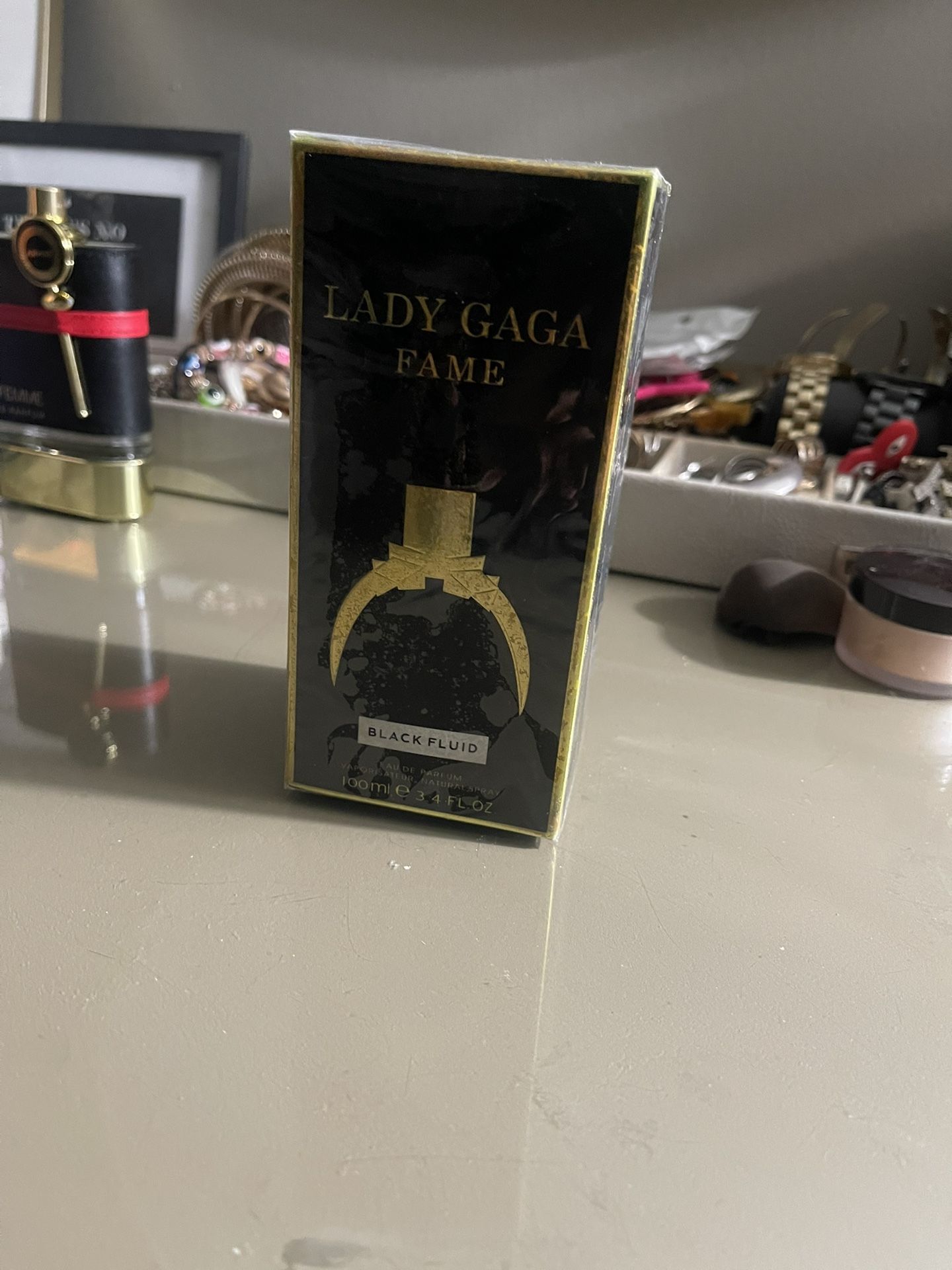 Lady Gaga Fame Black Fluid 3.4 oz