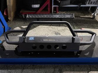 07-16 JEEP WRANGLER HEAVY DUTY FRONT BUMPER MISSING BRACKETS N HW W LED BAR