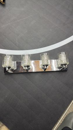 Modern 4-Light Bathroom Vanity Fixture - MUST GO TODAY! $30