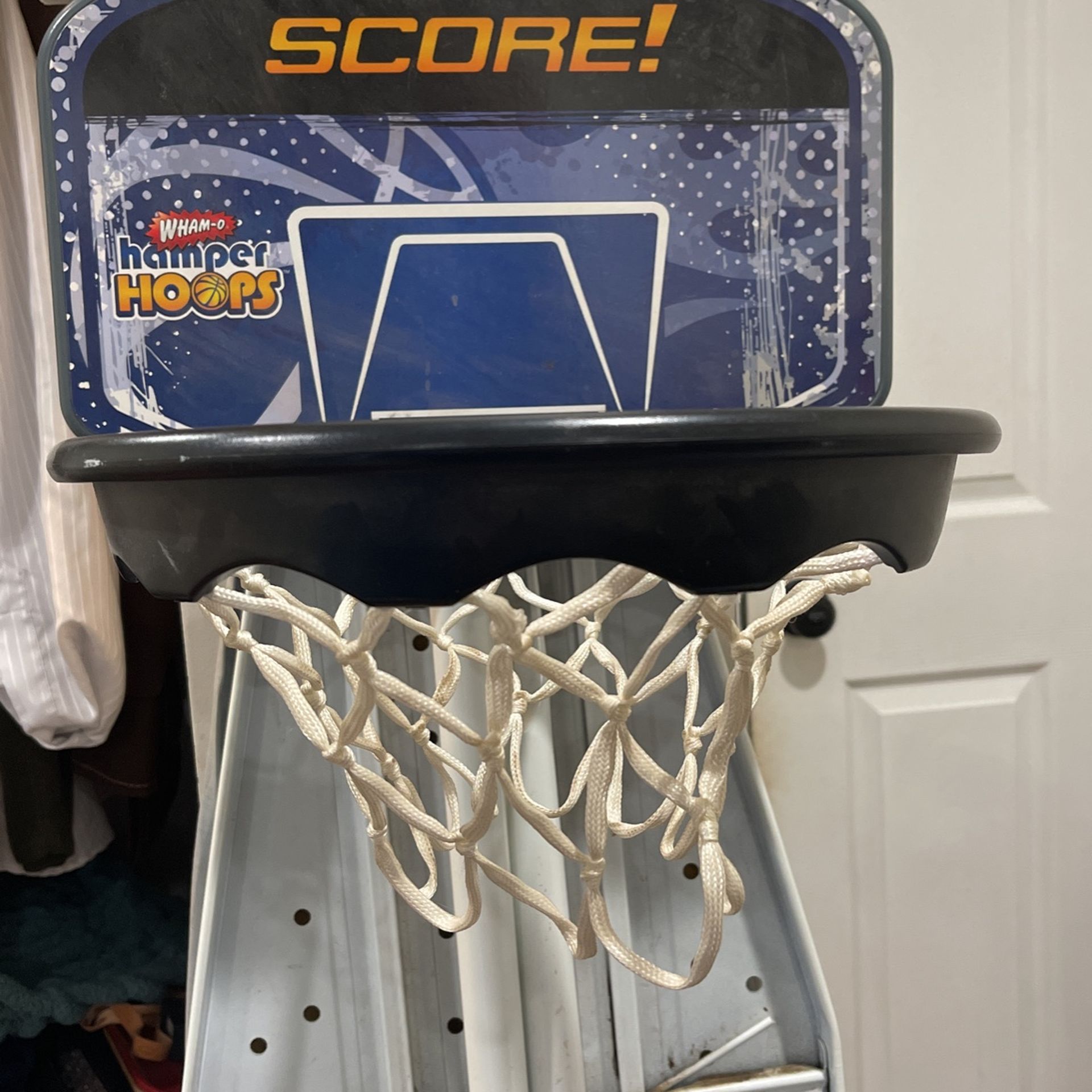 Basketball Cloths Hamper Hoop