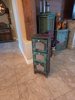 Rustic side cabinet