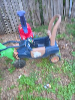 Dino push car
