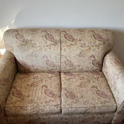 Twin Loveseat paisley couch  