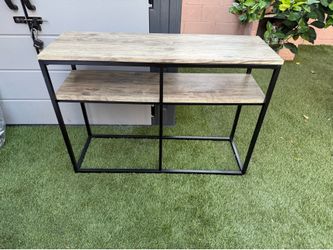 Metal&Wood Entry Table