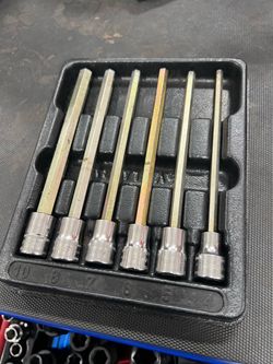 Snap on tools hex long socket 3/8 drive set metric