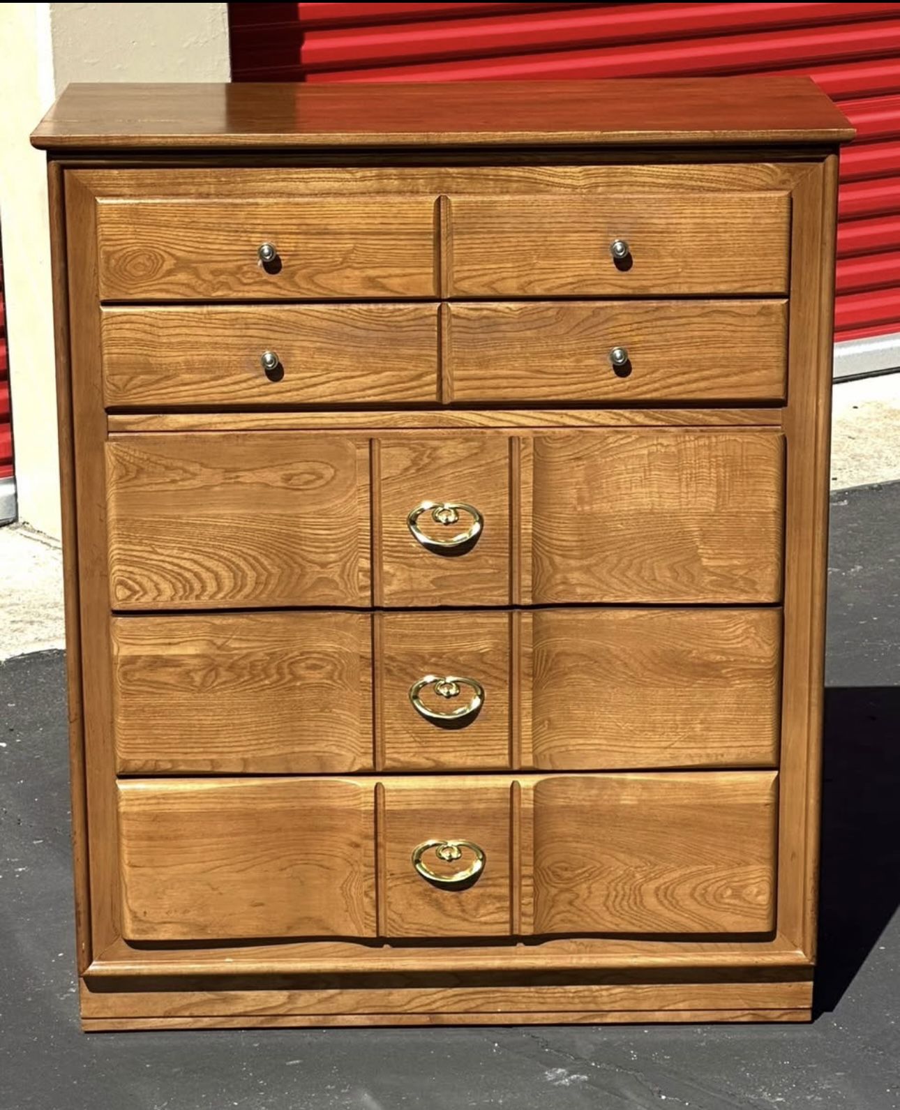 Antique Highboy Dresser - Mid Century