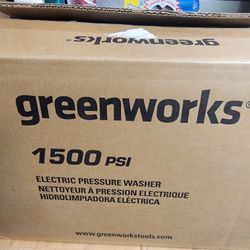 Greenworks Lavadora a presión eléctrica de 1500 PSI 1.2 GPM, GPW1502

