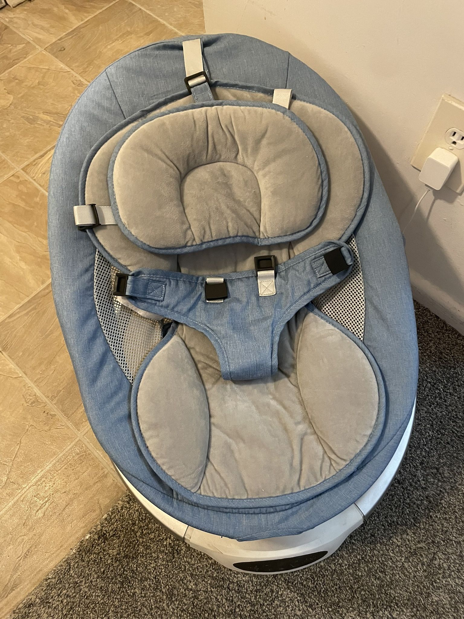 Baby Swing (Blue & Gray)