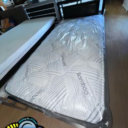 Twin Bed Frame With Mattresses Colchones Nuevos 