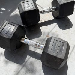 40 Lb Dumbells 