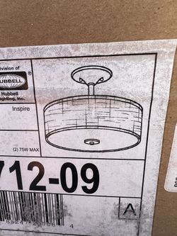 Beige Ivory Ceiling Light