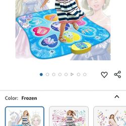 SUNLIN Dance Mat, Gifts Toys for Girls 3 4 5 6 7 8 Years Old, Frozen Theme Toys, Dance Pad with 7 Game Modes, 5 Challenge Levels, 9 Built-in Music, Bi