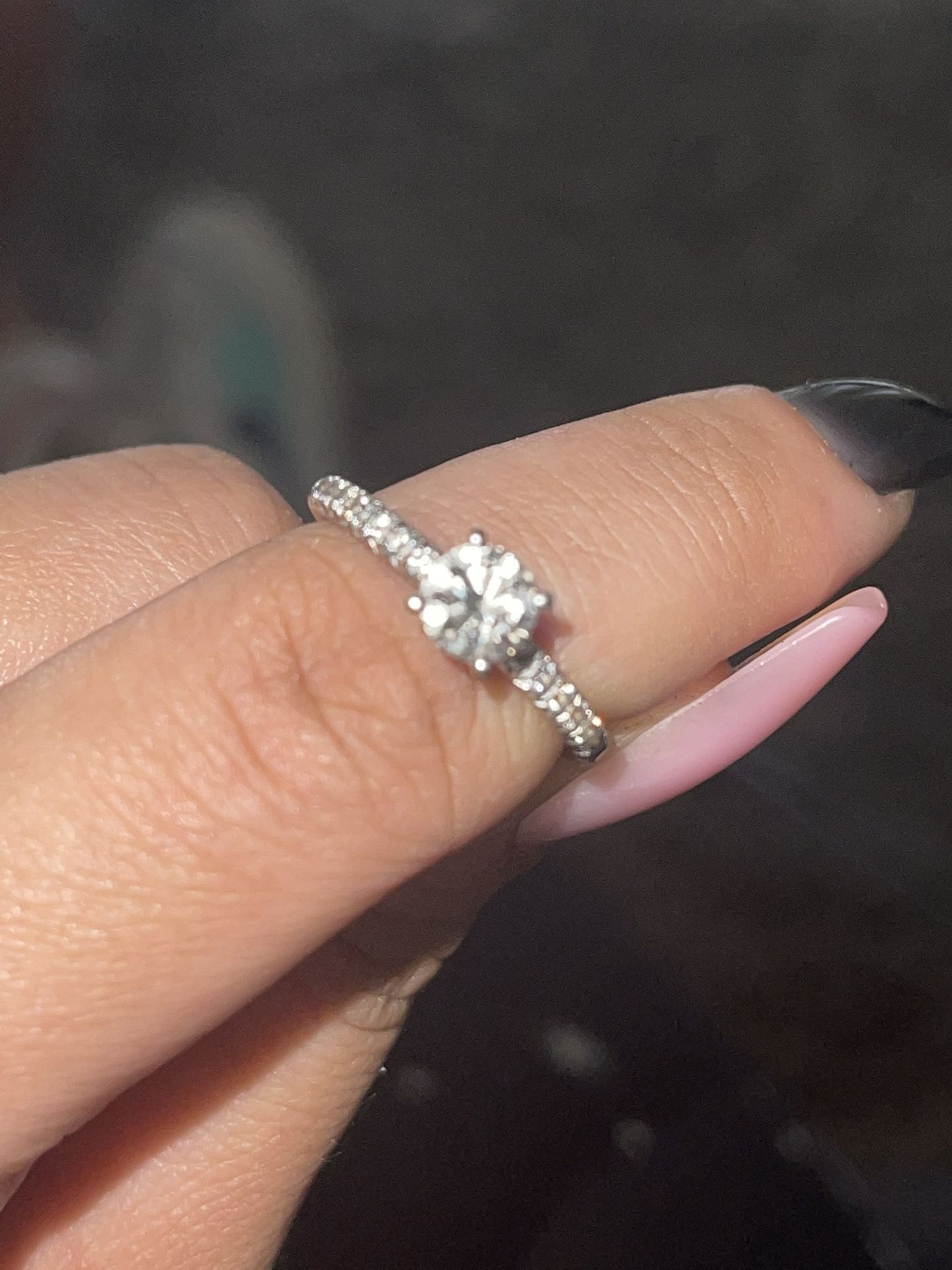 1ct Diamond Engagement Ring Price Not Negotiable SERIOUS INQUIRES ONLY.