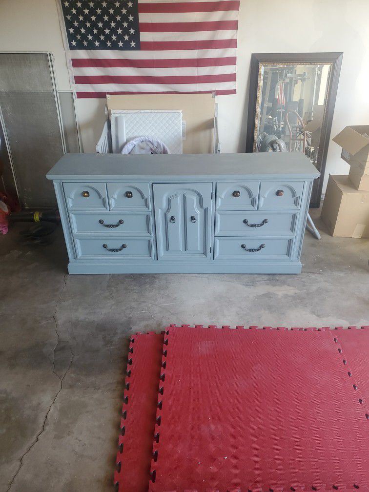 Vintage Dixie Painted Antique Dresser 