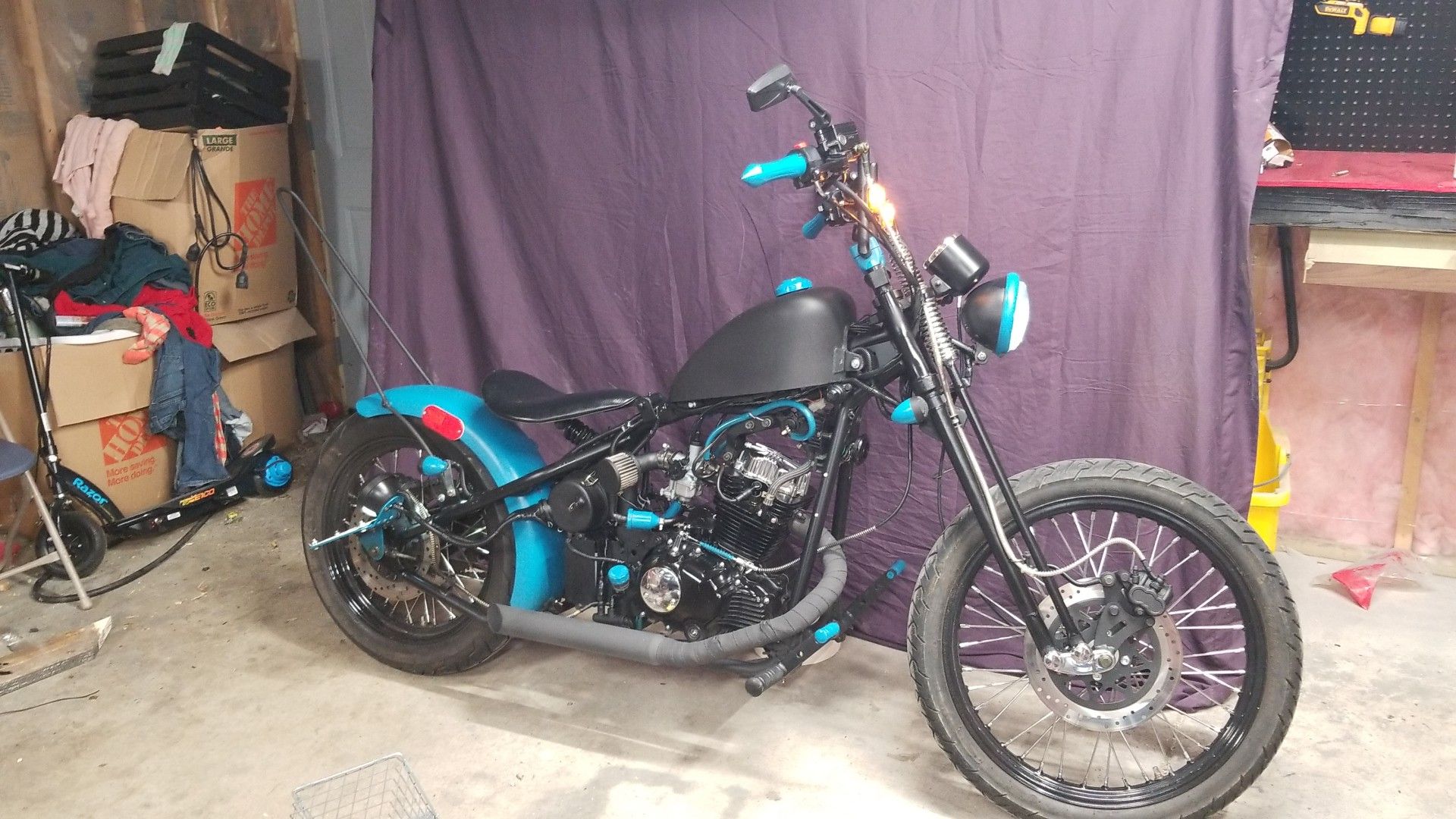 250 cc custom bobber