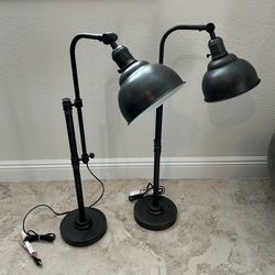Adjustable Table Lamps - Set of Two