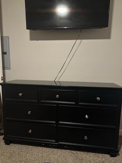 Black dresser