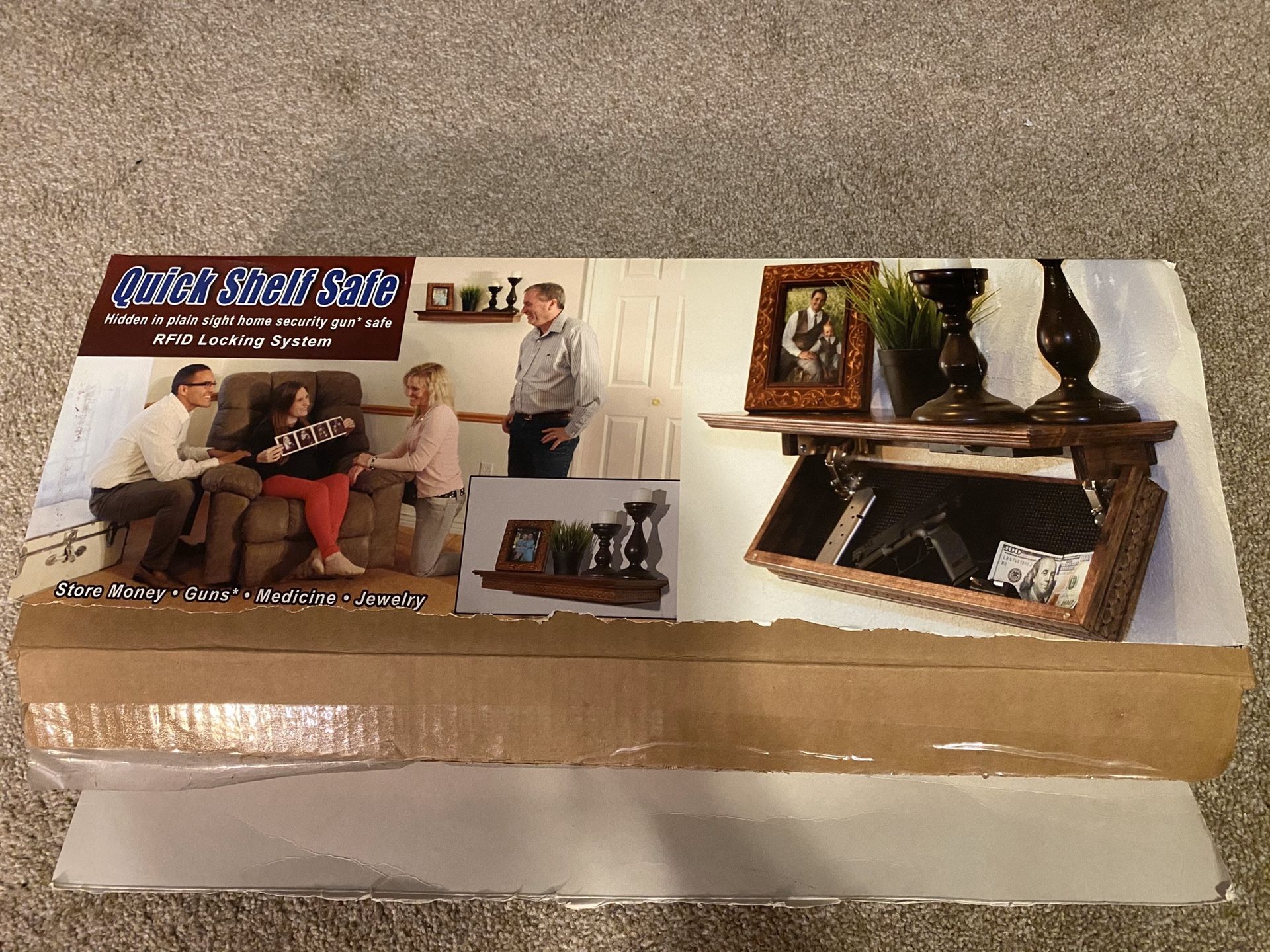 Quick Shelf Safe RFID Locking System (New, Never used)