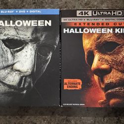 Halloween (2018) Blu-ray & Halloween Kills 4k UHD Combo