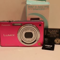 Panasonic Lumix DMC-FH1 Pink Digital Camera | 12.1Mega Pixels