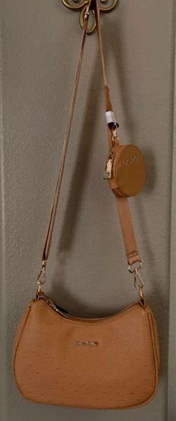 Bebe Studded Crossbody Bag with Mini Pouch