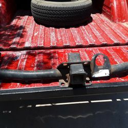 Truck Hitch And 2 Tires 