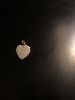 Tiffany & Co silver heart tag charm